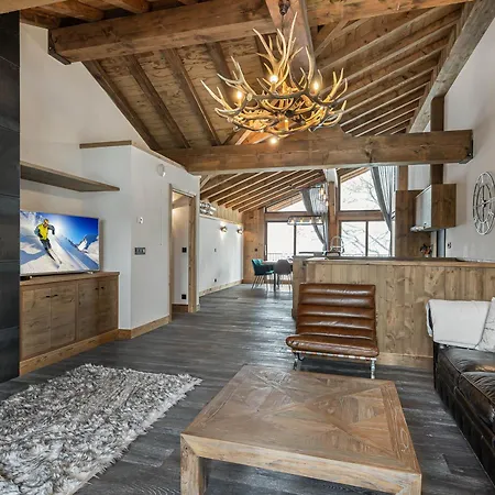 Apartment Duplex Pres Des Pistes Avec Hammam Et Cheminee A Le Praz - Fr-1-568-8 *